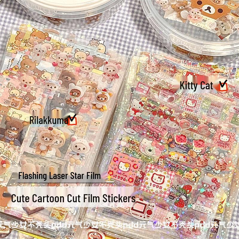 High-Value Rilakkuma Cartoon Japanese-Style Planner Stickers