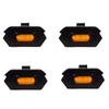 Amber White for Ford Ranger Wildtrack T9 2023 2024 2025 Car Front Grille LED Light Modified Vehicle Daytime Running Lamp