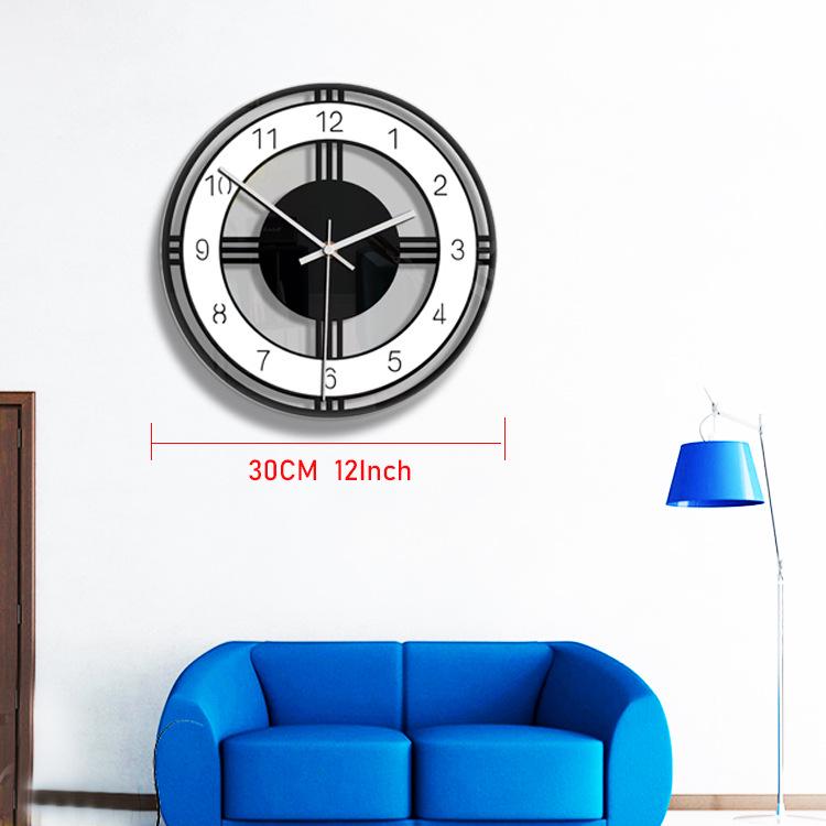 Nordic Simple Living Room Decorative Acrylic Wall Clock - No Drilling Needed, Large Hanging or Table Clock