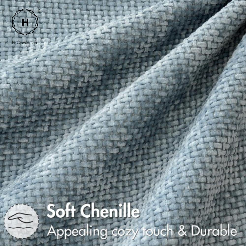 HOMLLY Sadii Teksturowana Poszewka na Poduszkę Dekoracyjną z Chenille (45 x 45 cm) X2SZT