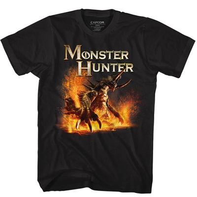 Monster Hunter Beast Schwarzes Unisex T-Shirt