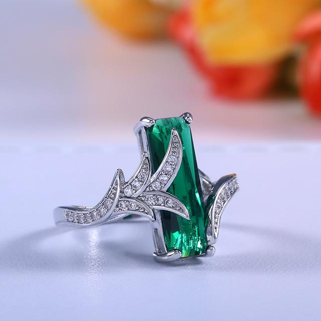 

CAOSHI модное кольцо с прямоугольной огранкой из кубического циркония для женщин, коктейльная вечеринка, великолепные два цвета, доступно высокое качество, распродажа 8