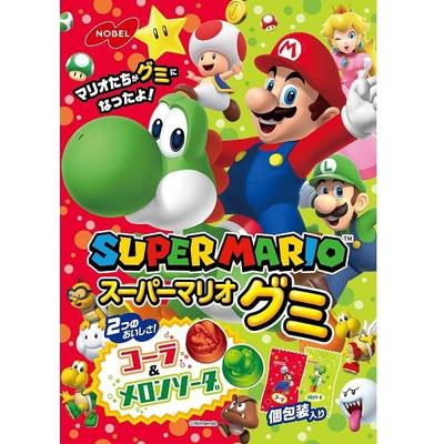 NOBEL Super Mario Gummi Cola & Melon Soda 85gFeaturesNintendo's Popular Character Super Mario Is N FeaturesNintendo's Popular Character Super Mario