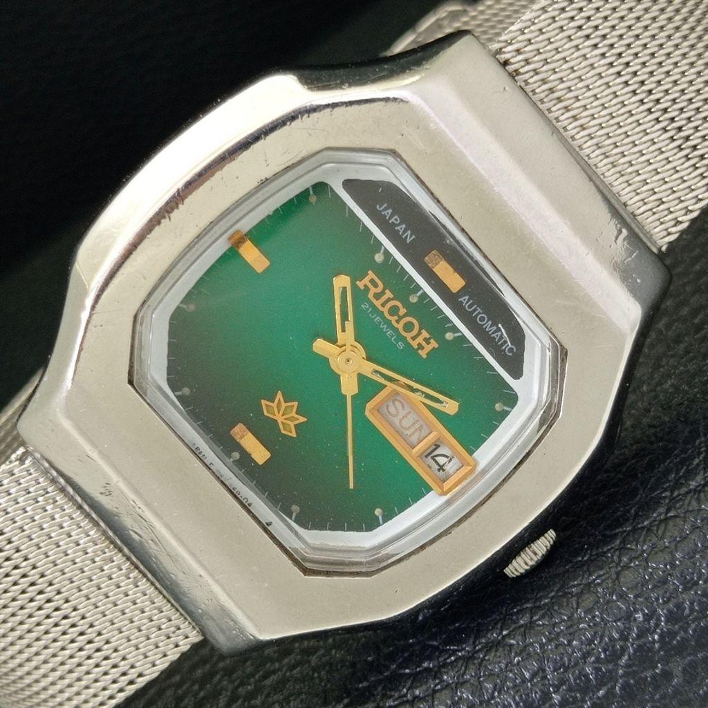 

ВИНТАЖНЫЕ АВТОМАТИЧЕСКИЕ ЧАСЫ RICOH R31 ЯПОНИЯ МУЖСКИЕ ОРИГИНАЛЬНЫЙ ЦИФЕРБЛАТ a500631-5 R153-a500631