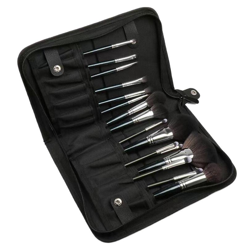 12/14/23/29 Löcher Faltbare Make-up-Pinsel Tasche Damen Make-up-Pinsel Werkzeugtasche Organizer Reise Puder Kosmetik Toilettenartikel Etui Halter