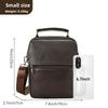 Genuine Leather Versatile and Trendy Crossbody Bag, High-end Single-shoulder Bag, Casual Outdoor Small Crossbody Bag