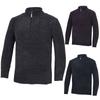 KIM YOUNG JOO GOLF Winter Men'S Brushed Heather Half Zip Knit Knwmnt12