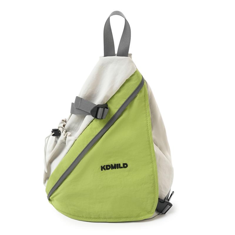 Bolso Ligero para el Pecho Bolso de Hombro de Color Contrastante Bolso Cruzado para Deportes al Aire Libre Montar
