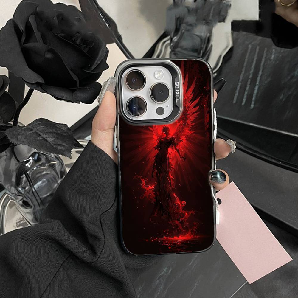 Evil Wings-Angel Wings  Phone Case For iPhone 17,16,15,14,13,12,Pro MAX Black Matte Shockproof Cover