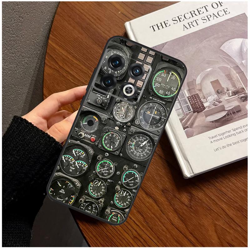 

Aviation Aeroplane Pilot Cockpit Case For OnePlus 8T 10T 13T 10R 12R 13R 15 13 12 11 10 9 Nord 5 CE 2 3 4 Lite N20 N30 Cover OnePlus Nord CE 2