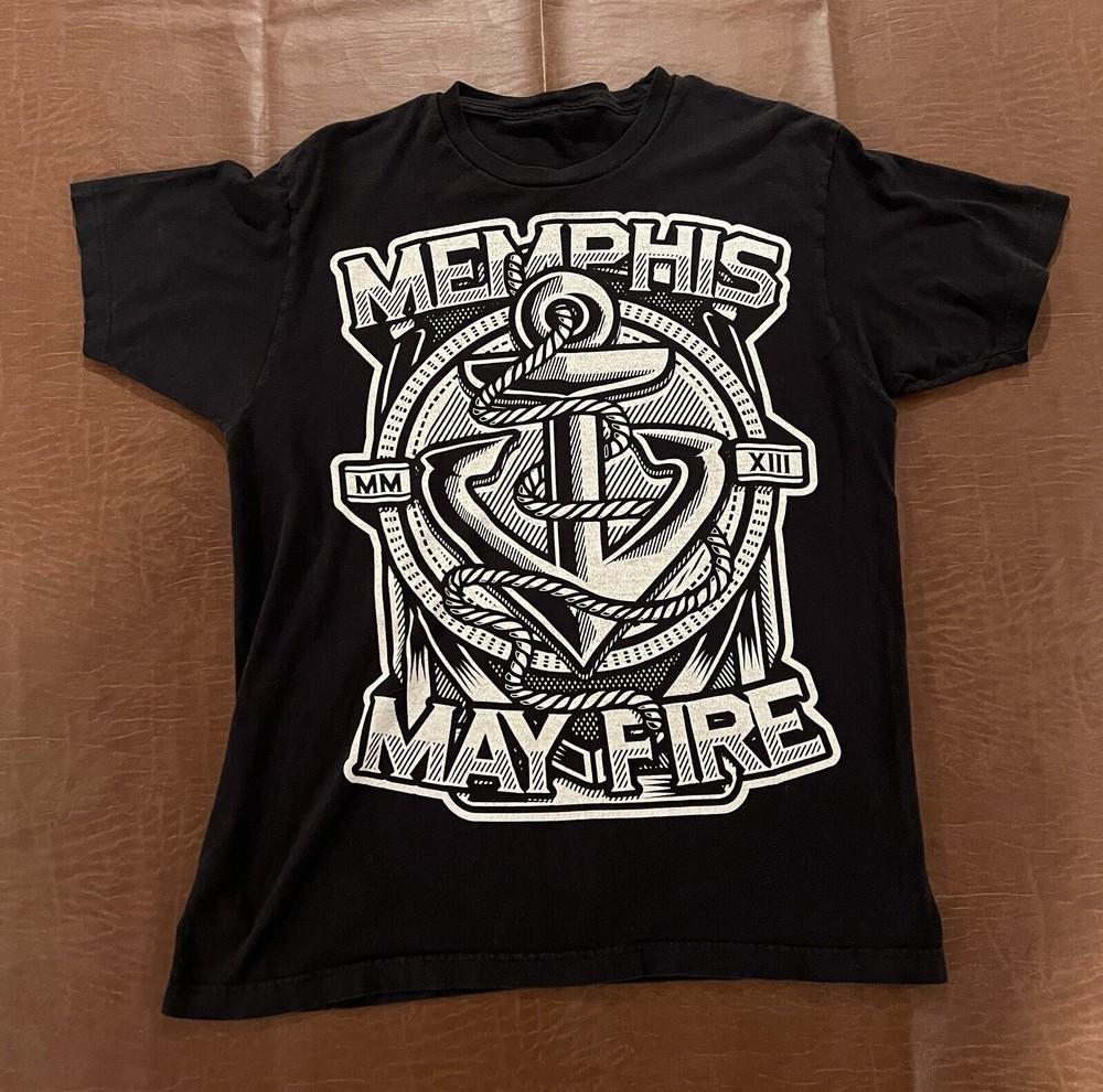 Memphis May Fire Band T-shirt Classic Black Unisex S-5XL EM0515 Unisex T-Shirt XXXL
