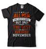 Geboren im November T-Shirt Geburtstagsgeschenk T-Shirt Tee Geburtstagshemd
