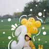 2nd Birthday Smiley Face Number Balloons for Kids - Outdoor Decoration & Photo Props (Boys & Girls)