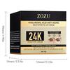 ZOZU 24k Gold Hyaluronsäure Augencreme Gegen Dunkle Ringe Tränensäcke Straffend Feuchtigkeitsspendend Augen Hautpflege Produkte
