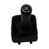 5 Speed Car Gear Shift Knob With Gaitor Boot Cover For VW Polo 9N 9N2 2002-2009 GAITOR SHIFT BOOT GAITER /FRAME/ CHROME