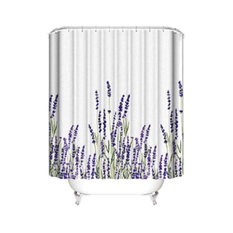 Series Bohemia Flower 3d Digital Printing Polyester Waterproof Shower Curtain