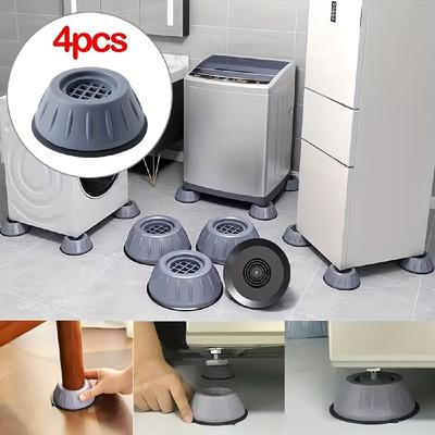 4pcs Shock & Noise Cancelling Washing  Machine Foot Pads Easy Installation Refrigerator and Washing Machine Base Stabilizer