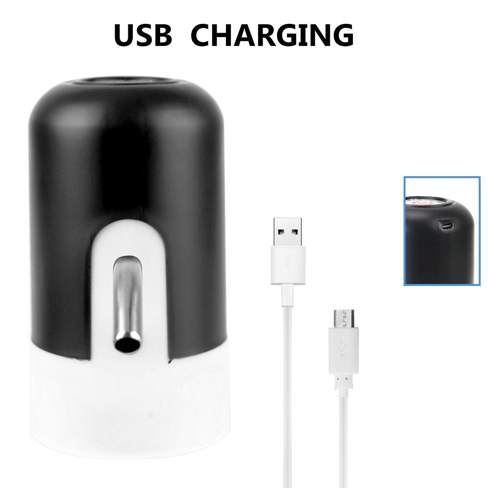 Automatic Water Dispenser Wireless Electric Water Pump USB Rechargeable Barreled Water Pumping Device With Blue LED Light