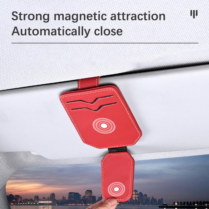 Car Sunglasses Holder Clip Car Sun Visor Clip Organizer For Sunglasses Car Sun Visor Storage Glasses Organizer Bills Wallet