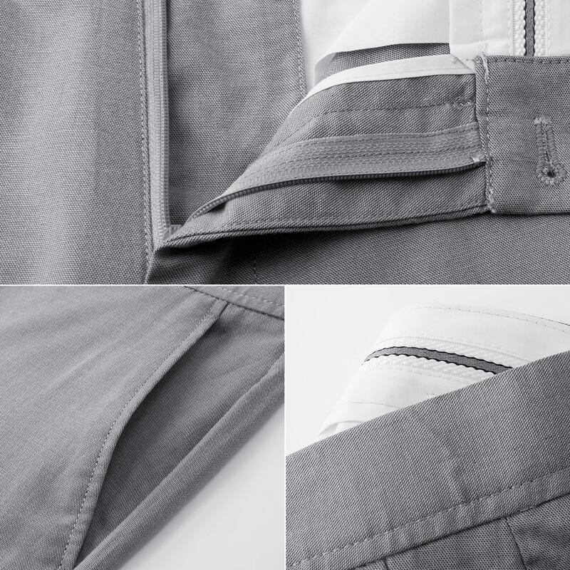 Shanshan Men's Straight-Leg Linen Silk Blend Lightweight Casual Pants