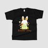 Women's T-Shirt Easter Bunny  Graphic Short Sleeve Round Neck Trendy Spring Design Fast Ship