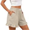 Shorts For Women Striped  Casual Summer Loose Pocket Shorts