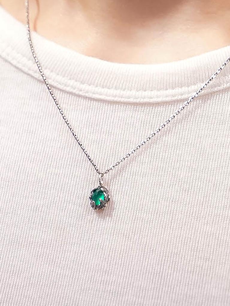Harang Hr 213N_Green Onyx Necklace