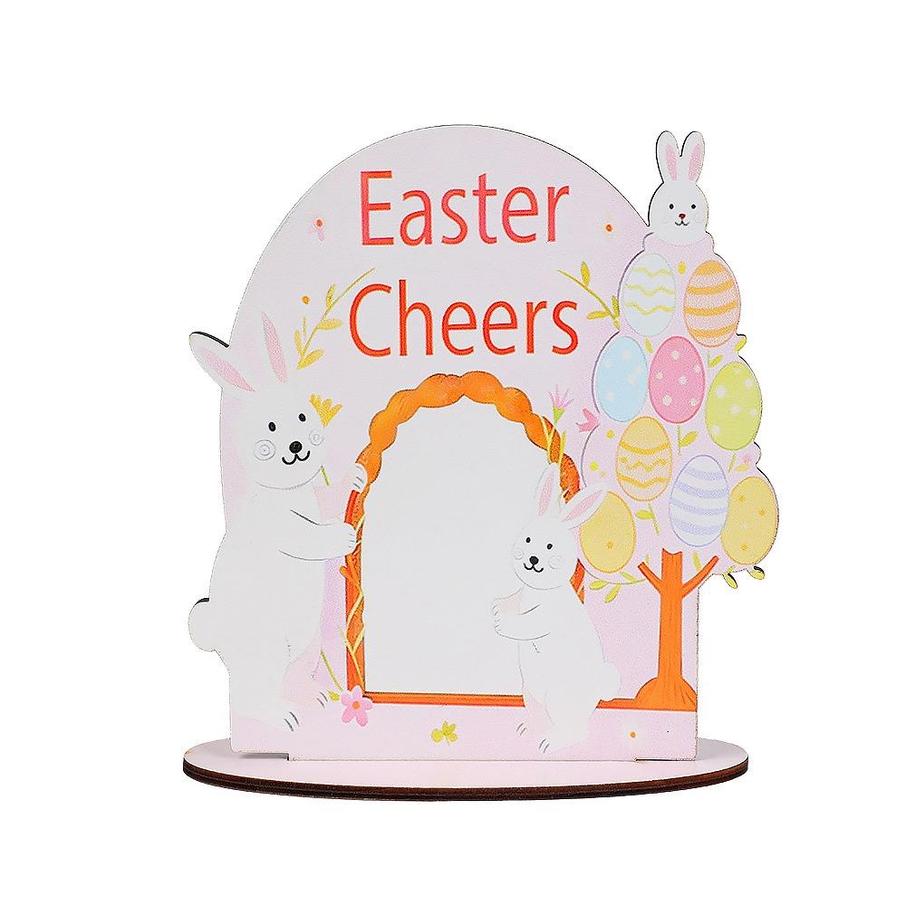 Handmade Easter Bunny Decor Cartoon Bunny Eggs Decor Easter Table Centerpieces  Tabletop Display