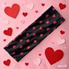 JYSP Fashionable and Versatile Sports Headband New Heart Print Wide Elastic Fitness Yoga Hair Band