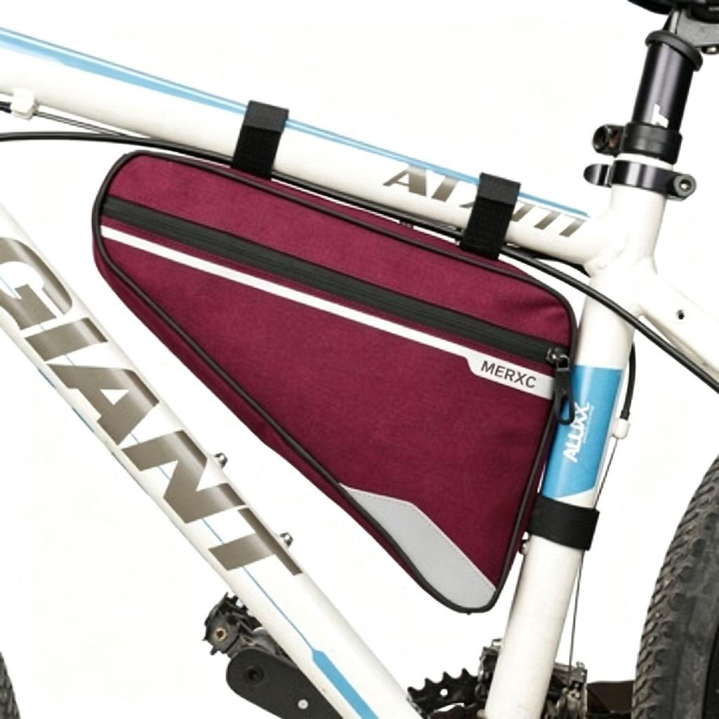 Bicycle Triangle Storage Bag for Phone, Wallet, and Keys