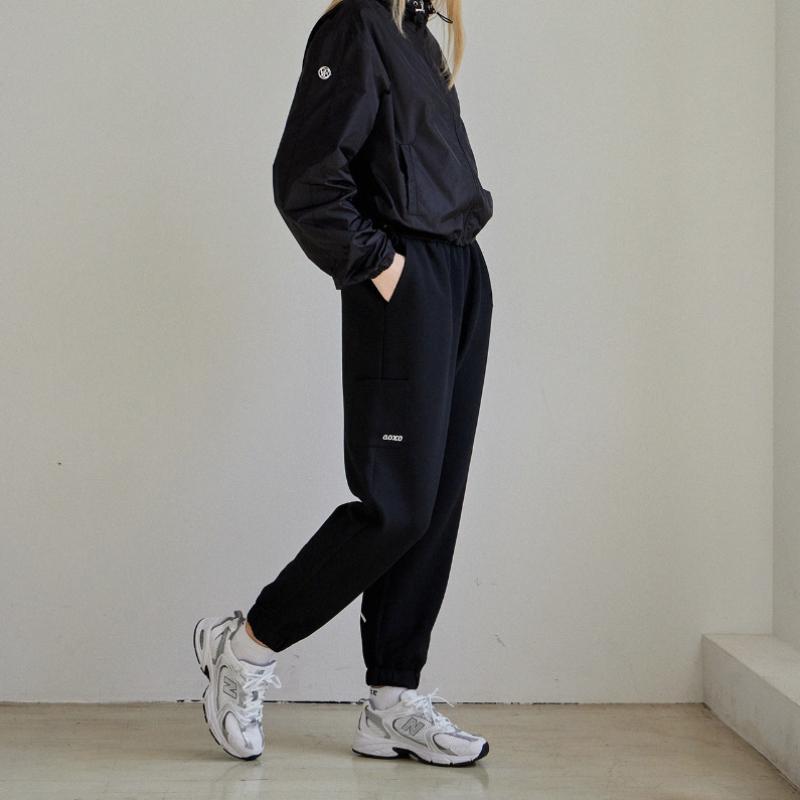 GOXO Jogger Pants Black Hooksl Heart