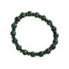 New green peacock beaded bracelet hot-selling punk style men's round beaded beaded bracelet street stall batch