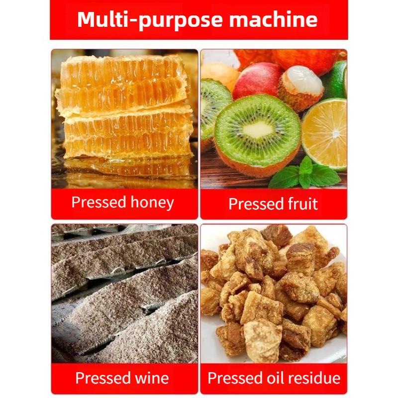 Domowy ze stali nierdzewnej spożywczej prasa do miodu przenośny ekstraktor do miodu mała maszyna do wyciskania miodu