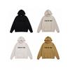Základy Streetwear Mikina s fleecovou podšívkou Pánská Dámská Bavlněný Pulovr Mikina Zimní Ležérní Městský Styl
