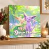 Leafeon Custom Name Diamond Painting Personalized 5D Full Drill DIY Diamond Art Home Decor