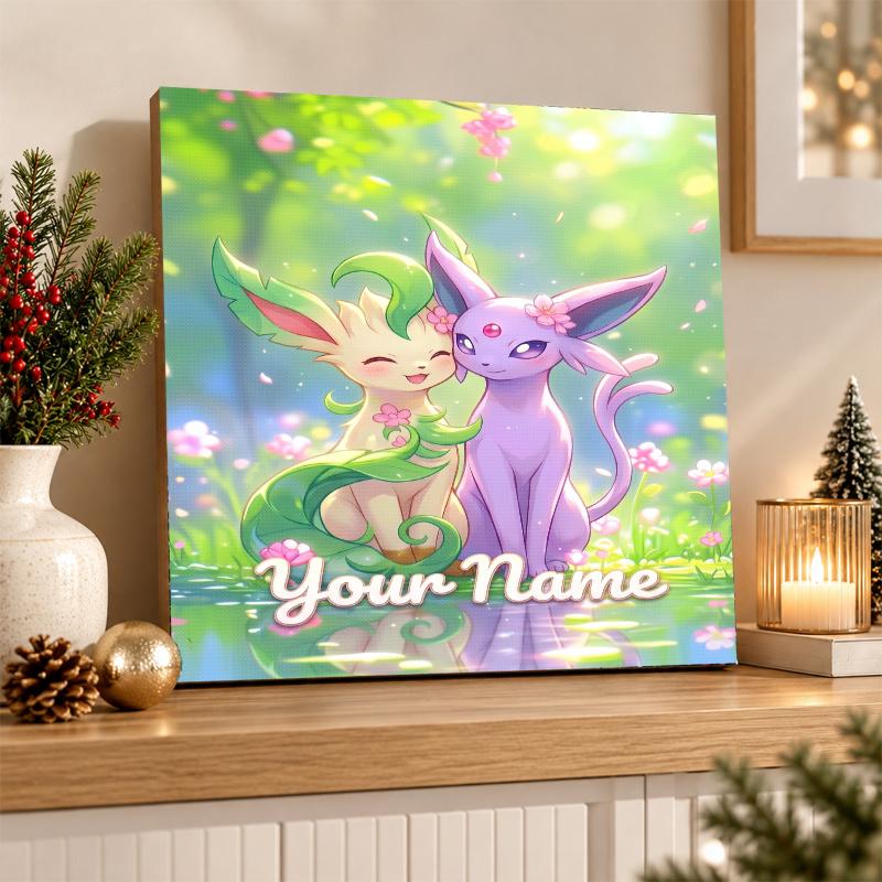 Leafeon Custom Name Diamond Painting Personalized 5D Full Drill DIY Diamond Art Home Decor