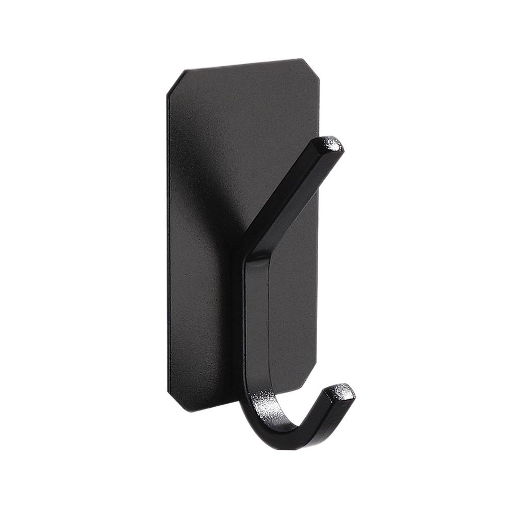 

(SU)Ванная комната Кухня Гостиная Бесшовный клей без гвоздей Крючок из алюминиевого сплава C чёрный