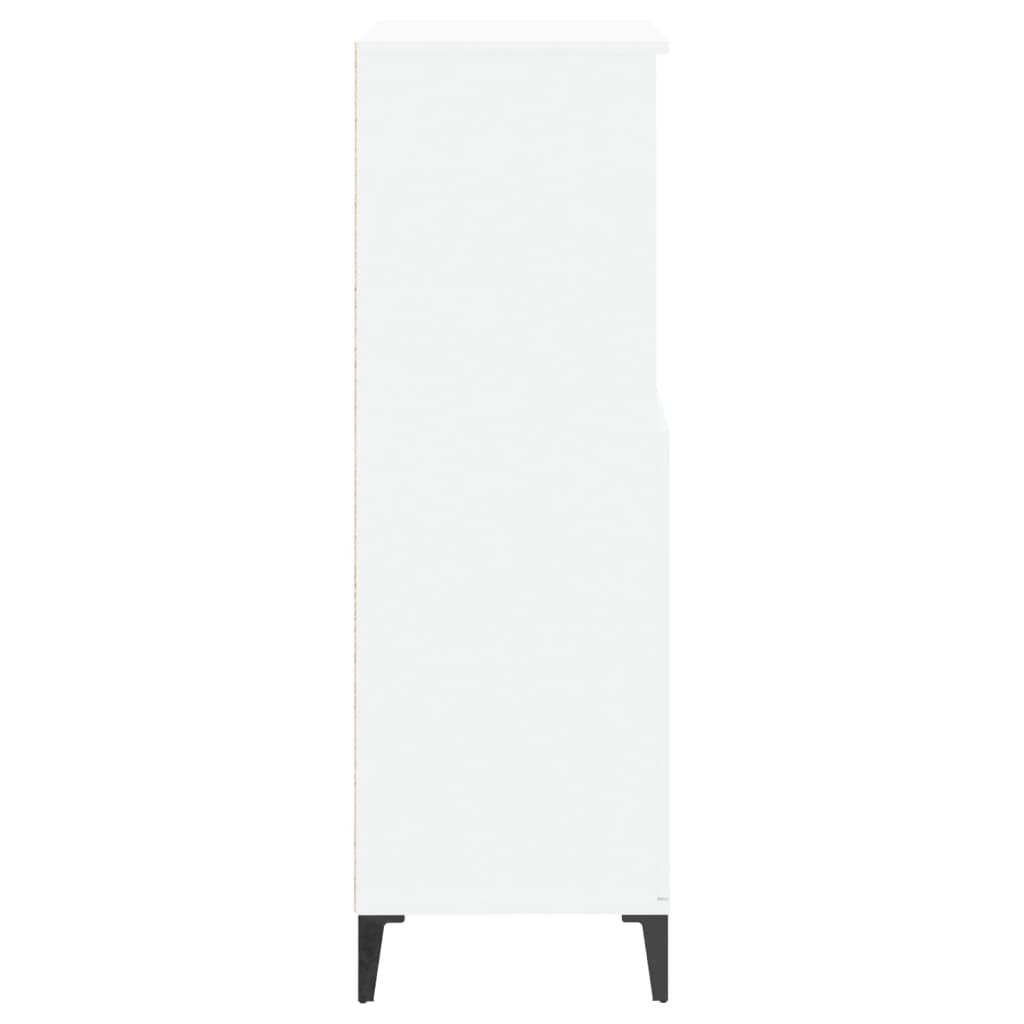 Highboard White 60 x 36 x 110 cm Particleboard