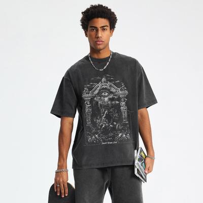 T-shirt Unisexe 2026 Streetwear QUARTIER 24 Graphique Empire Sombre