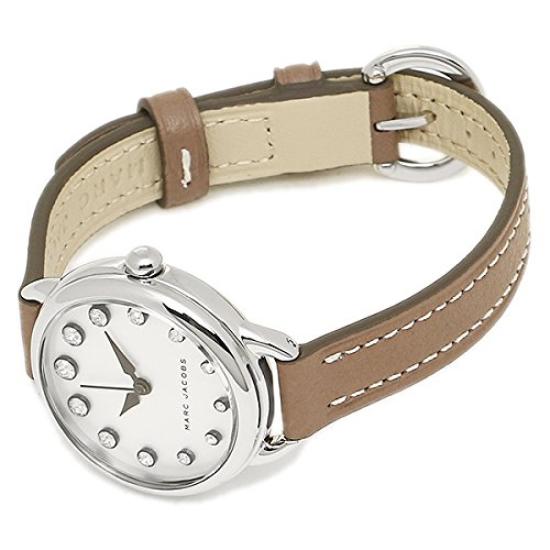 MARC JACOBS Betty 28 Silver and Beige Women's Watch, MJ1480, Quartz, [Used]