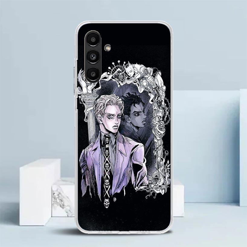 JoJo Kira Yoshikage Killer Queen Cover for Samsung Galaxy A17 A37 A57 A16 A26 A36 A56 A15 A14 A55 Phone Case A13 A53 A25 A35 A24