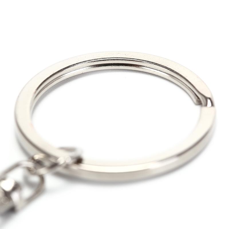 Compass Rudder Key Chain Glossy Alloy Keychain Keyrings Gifts