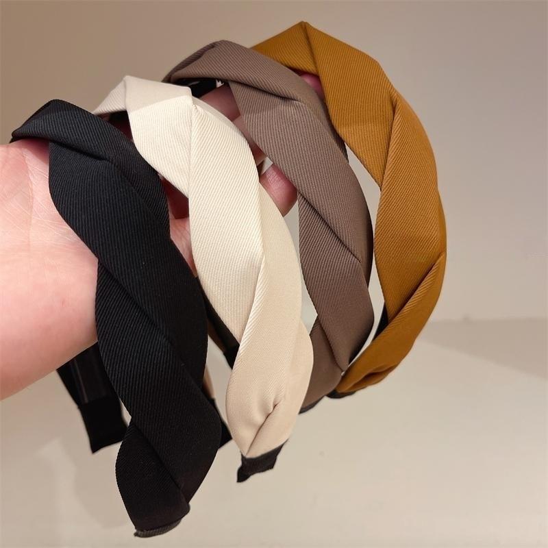 1/2/3pcs Simplicity Wide Brim Retro Twist Headband for Women Elegant Wash Face Hair Band Girl Hair Accessories