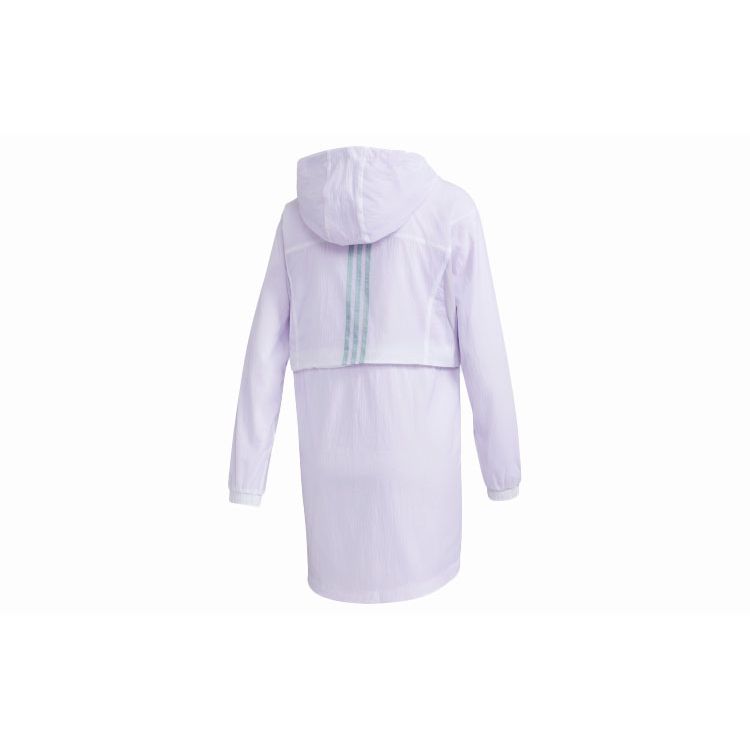 Adidas Neo Solid Color Long Coat Women Coats White FN6432