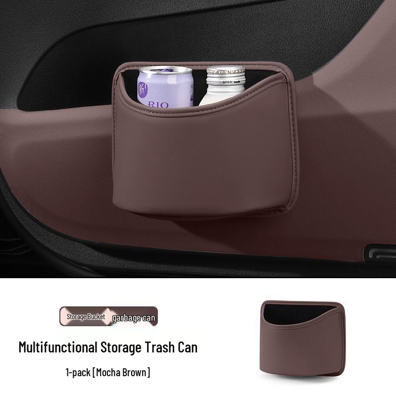 Xiaomi YU7 Leather Car Trash Can & Storage Box