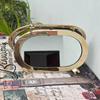 Brass Oval Porthole Brass Ship Mirror, Nautical Window Wall Mirror, Maritime Bathroom Mirror Home Decor, Gift