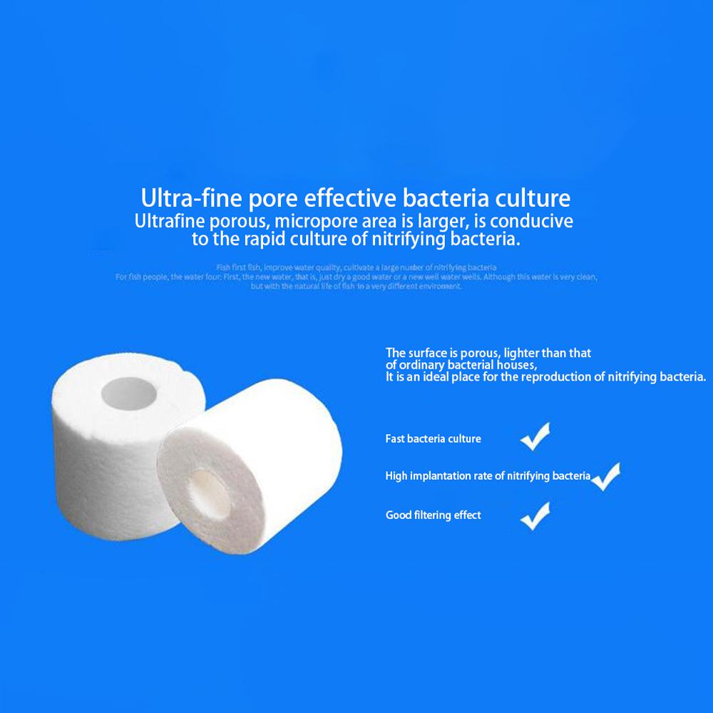 Ceramic Ring Purify Water Quality Aquarium Filtration Ceramics Bacterial House Filter Material Filters And Accessories Long Life