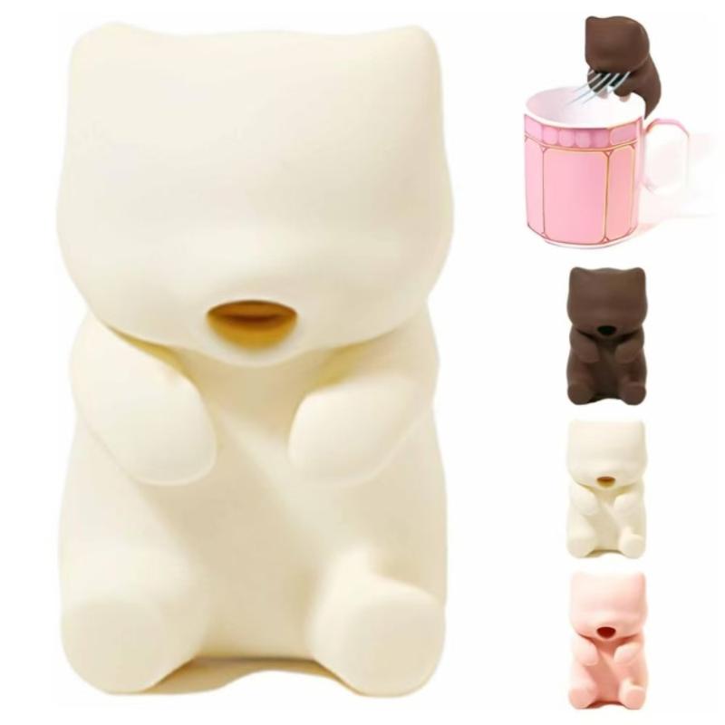 Portable Mini Cat-Shaped Food Cooling Fan USB Rechargeable 1 Set Small Cooler for Picnic Travel Dessert Cooling
