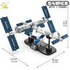 HUIQIBAO Space Station Building Blocks With Astronaut Figure City Aerospace Model Bricks Children Toys for Kids