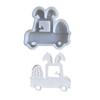 Home Decoration Mold Silicone Ornaments Making Mould Eggs Transport Truck Shaped Gypsum Mould Jewelry Crafting Tool